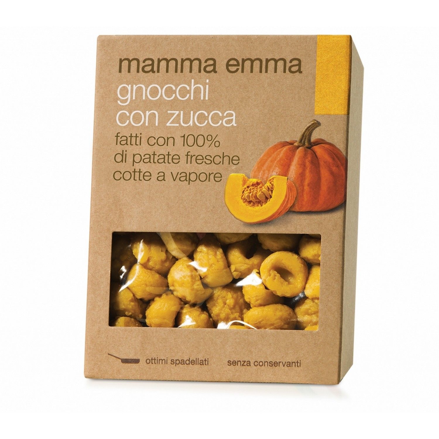 MAMMA EMMA POTATO GNOCCHI PUMPKIN 6 X 400GR