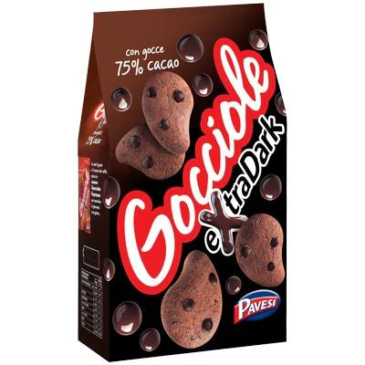 PAVESI GOCCIOLE COOKIES GR 400 EXTRA DARK X 12