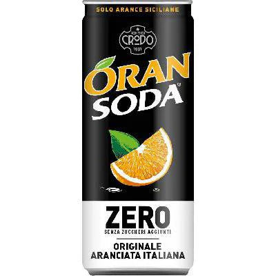 ORANSODA CL 33 CAN ZERO SUGAR X 24