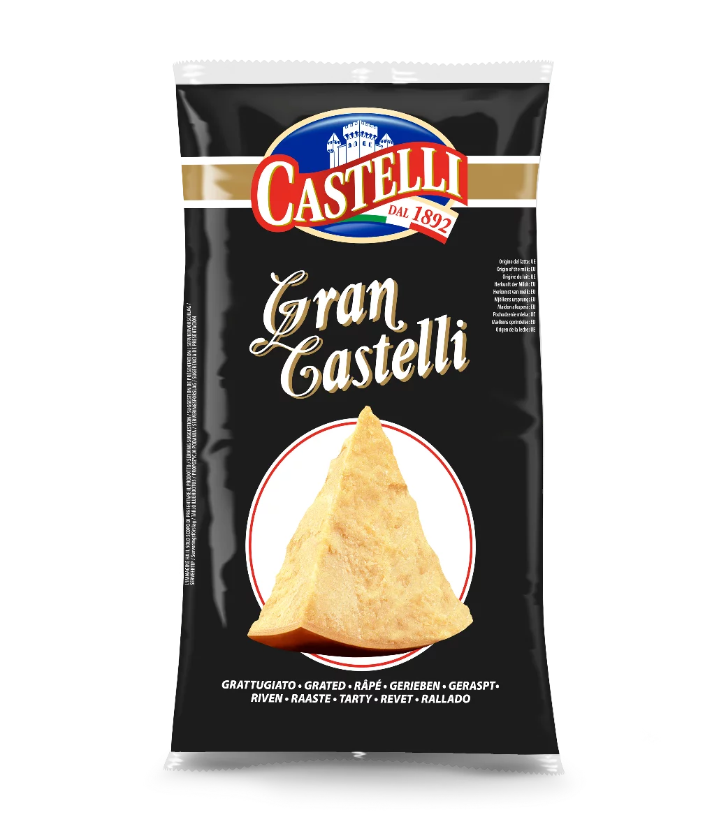 CASTELLI GRATED HARD CHEESE 1KG