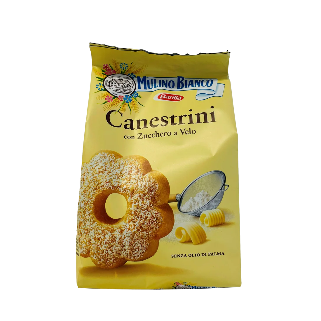 MULINO BIANCO PASTRY FOOD GR 200 CANESTRINII WITH ICING SUGAR X 10