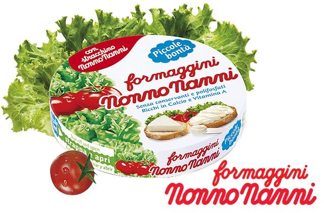 NONNO NANNI CHEESE WEDGES 12X140G