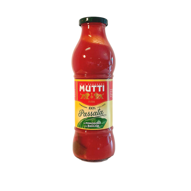 MUTTI ML 700 PASSATA TOMATO PUREE WITH BASIL X 12