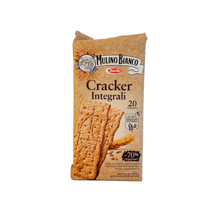 MULINO BIANCO CRACKERS GR.500 WHOLE GRAINS x 9