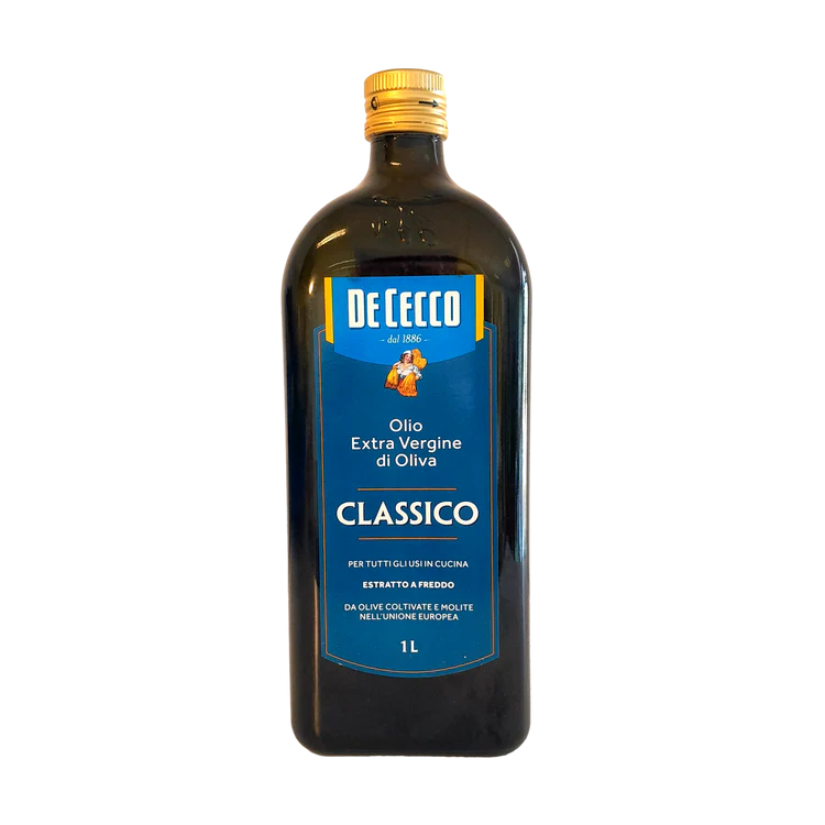 DE CECCO EXTRA VIRGIN OLIVE OIL LT 1 X 12