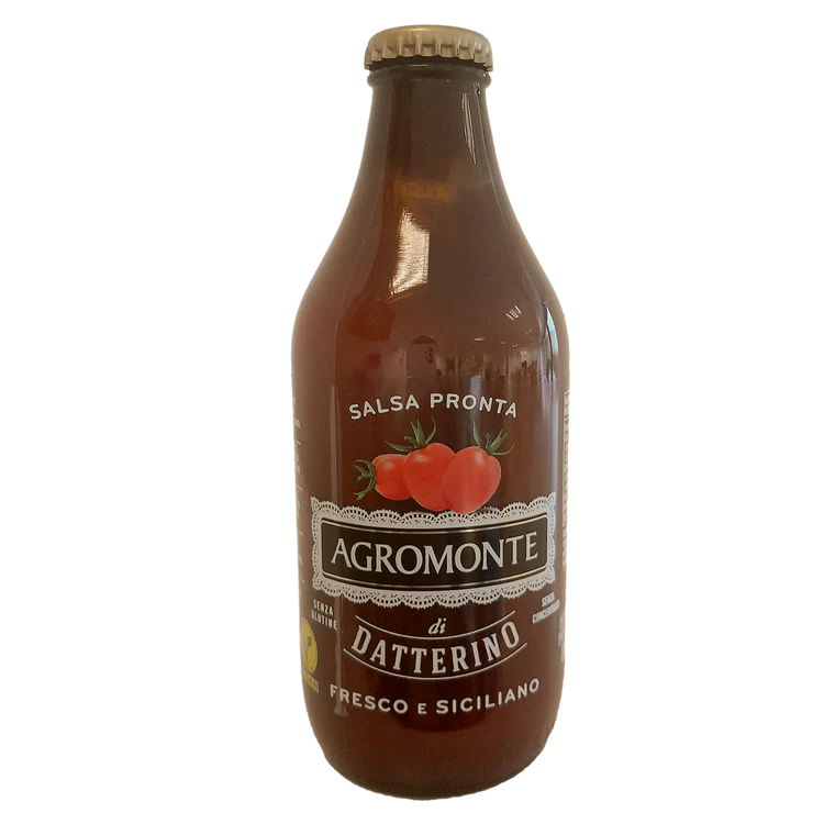 AGROMONTE TOMATOE SAUCE GR 330 DATTERINI TOMATOES SALSA X 12