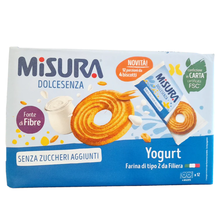 MISURA COOKIES GR 400 YOGURT NO SUGAR X 12