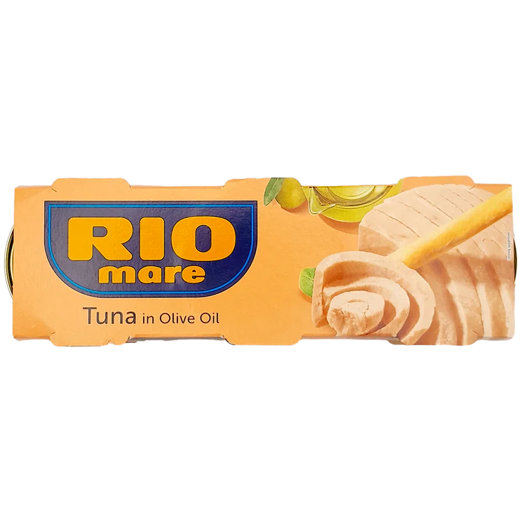 RIO MARE TUNA GR 80 X 3 IN OLIVE OIL IN TIN X 8