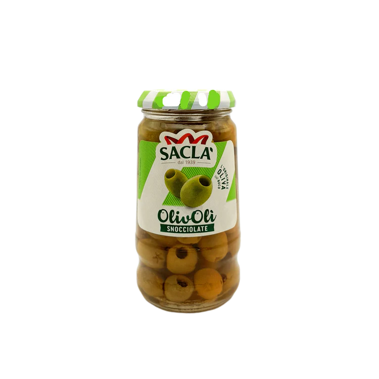 SACLA GR 314 OLIVES WITH NO PITS OLIVOLI X 12