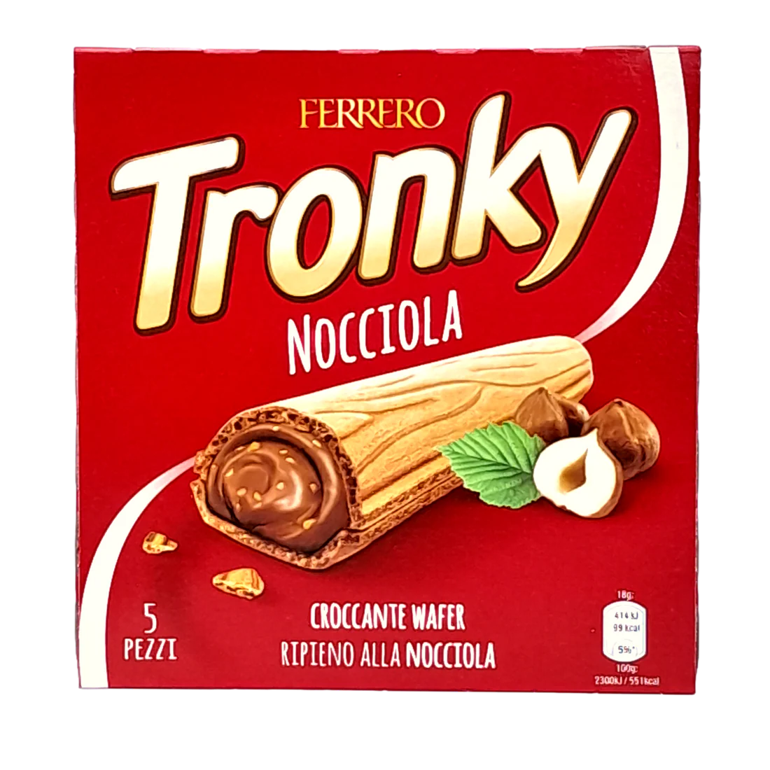 TRONKY SNACK HAZELNUTS GR 20 X 5 X 20