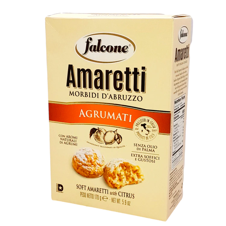 FALCONE AMARETTI PASTRY GR 170 CITRUS FRUITS X 12