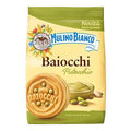MULINO BIANCO PASTRY FOOD GR 240 BAIOCCHI WITH PISTACHIO CREAM X 10