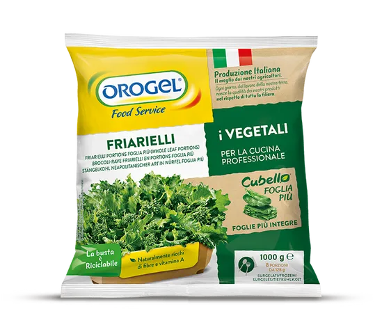 OROGEL FROZEN FRIARIELLI FOGLIA PIU 6X1KG