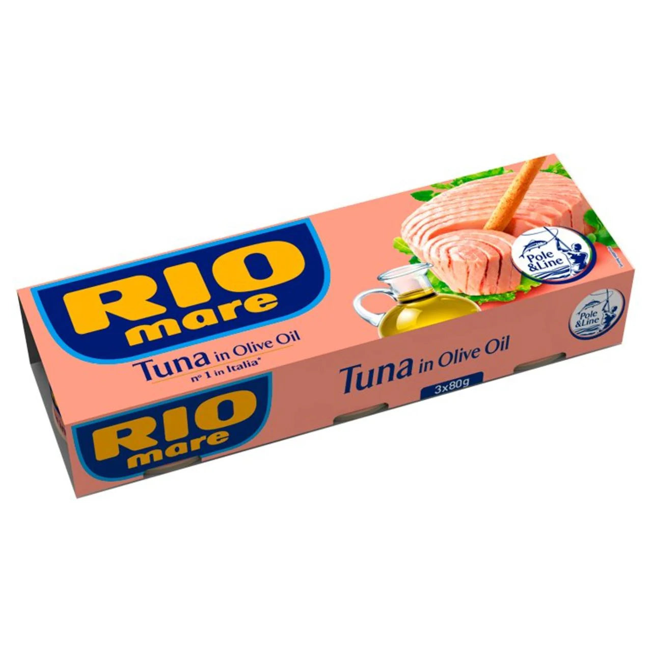 RIO MARE TUNA GR 80 X 3 IN OLIVE OIL IN TIN X 32