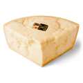 CASTELLI Parmigiano Reggiano 30-month cheese wedge, pale yellow rind, label sticker