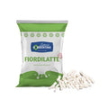 Fiordilatte julienne cut cheese in green-and-white bag with white cheese pieces