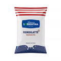Fiordilatte American cut cheese in white bag with red stripe top and blue label