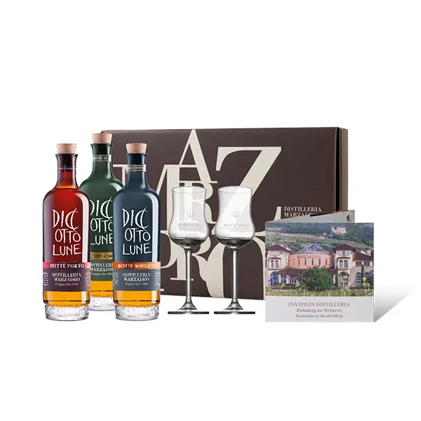 Grappa Riserva Botte 18 Lune Collezione 3 x 20cl