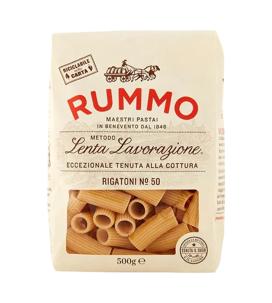 RUMMO PASTA GR 500 RIGATONI N 50 X 16