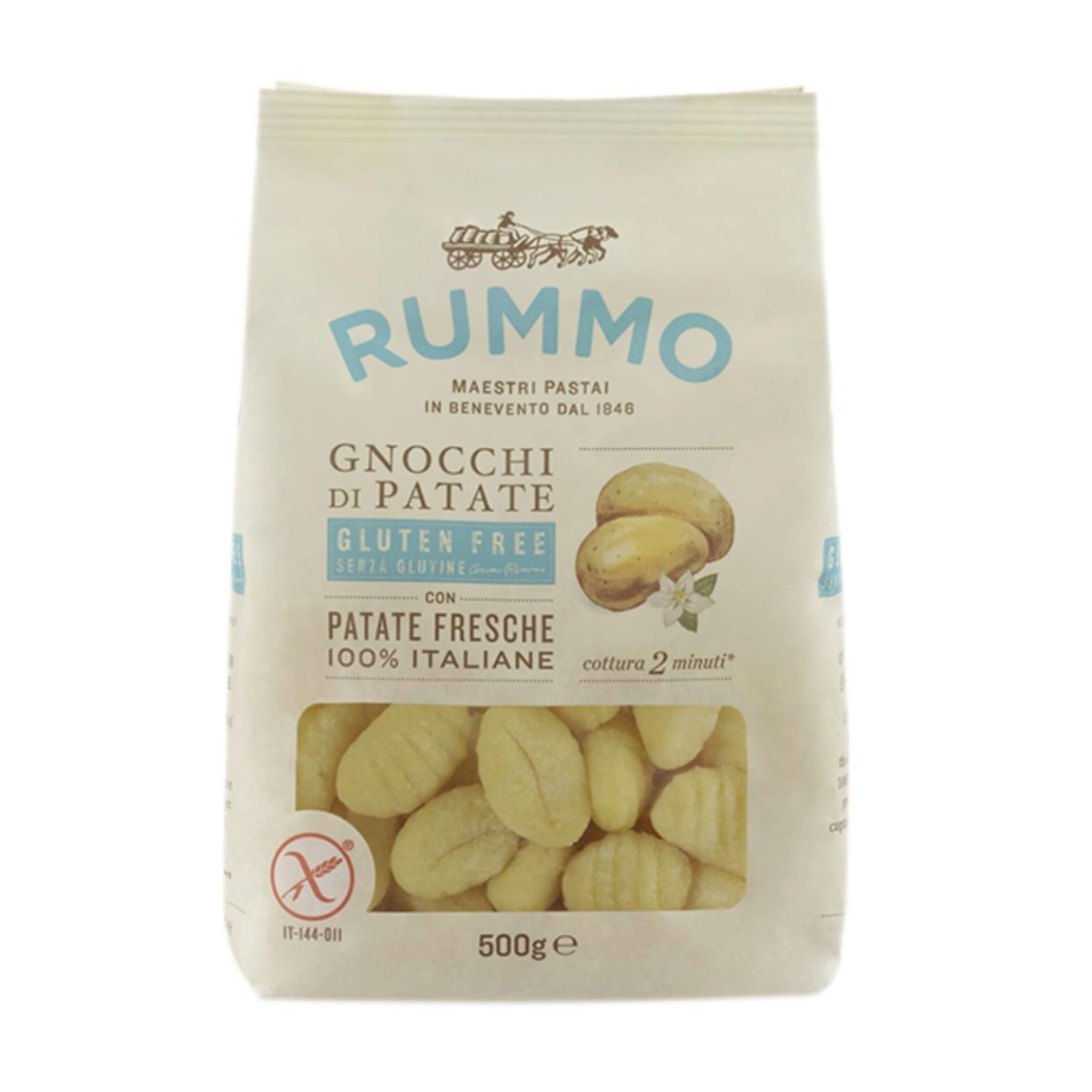 RUMMO GR 500 POTATOES GNOCCHI GLUTEN FREE N 117 X 8