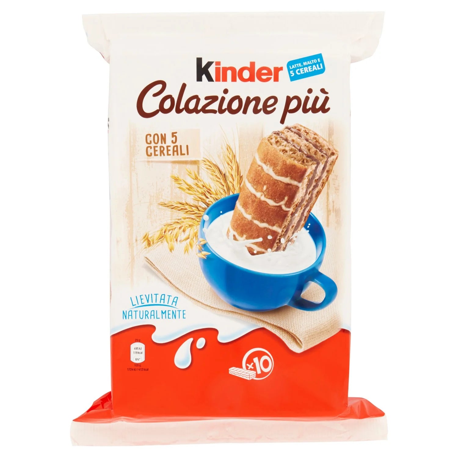 KINDER COLAZIONE PIU' T10 X 12