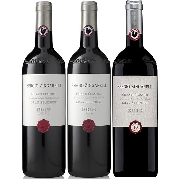 GRAN SELEZIONE SERGIO ZINGARELLI 2017/18/19 (3X75CL - WOODEN BOX)