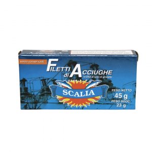 SCALIA ANCHOVY FILLETS SUNFLOWER OIL 48X45G