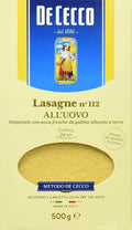 DE CECCO EGG PASTA GR 500 LASAGNE N 112 X 12