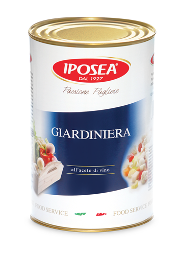 IPOSEA GIARDINIERA 4X4250ML TIN