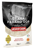AGRIFORM Grana Padano DOP grated cheese bag, lactose-free, 100g