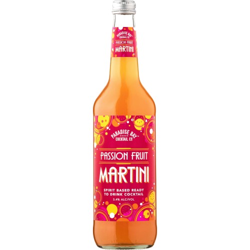 Paradise Bay Cocktail Passionfruit Martini 6x70cl