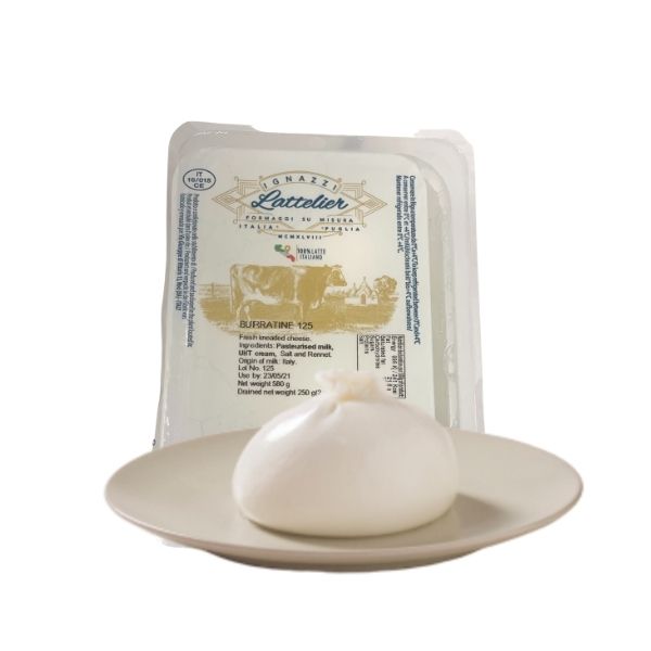 IGNAZZI BURRATA 8X2X125G TUB