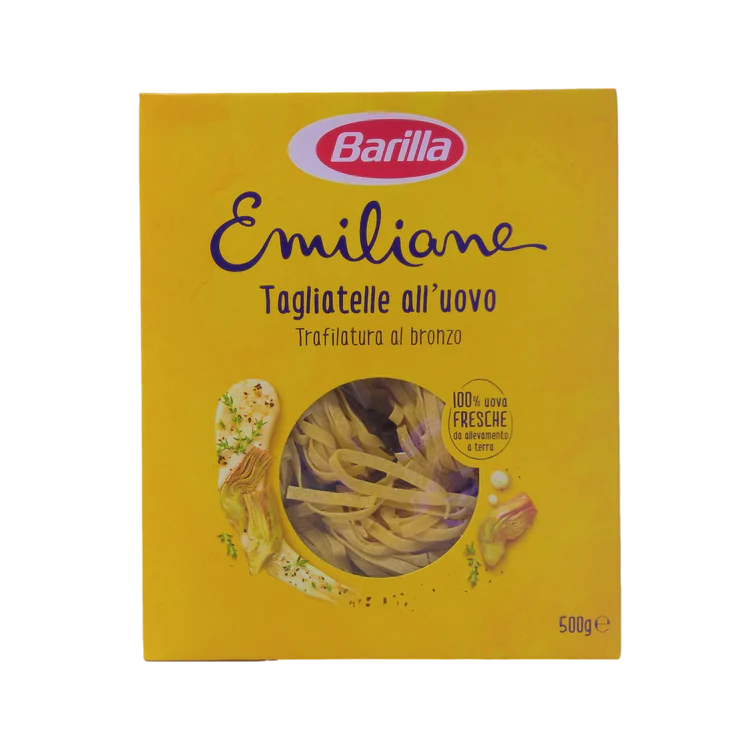 BARILLA EGG PASTA GR 500 TAGLIATELLE EMILIANE N 229 X 12