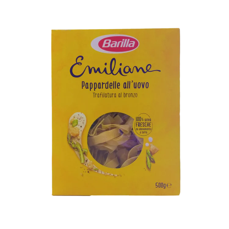 BARILLA EGG PASTA GR 500 PAPPARDELLE EMILIANE N 227 X 12