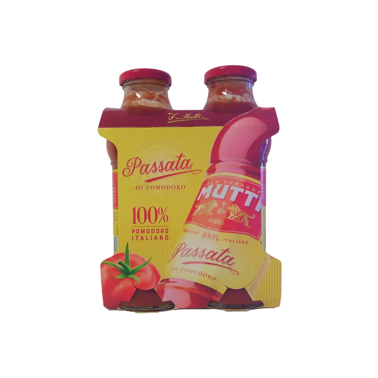 MUTTI ML 400 X 2 PASSATA TOMATO PUREE X 12
