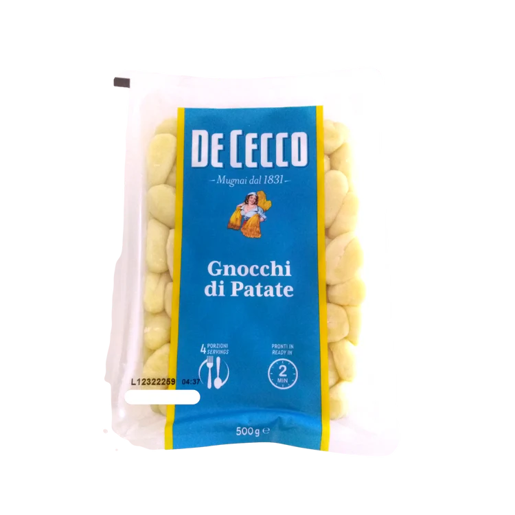 DE CECCO PASTA GR 500 POTATOES GNOCCHI X 12