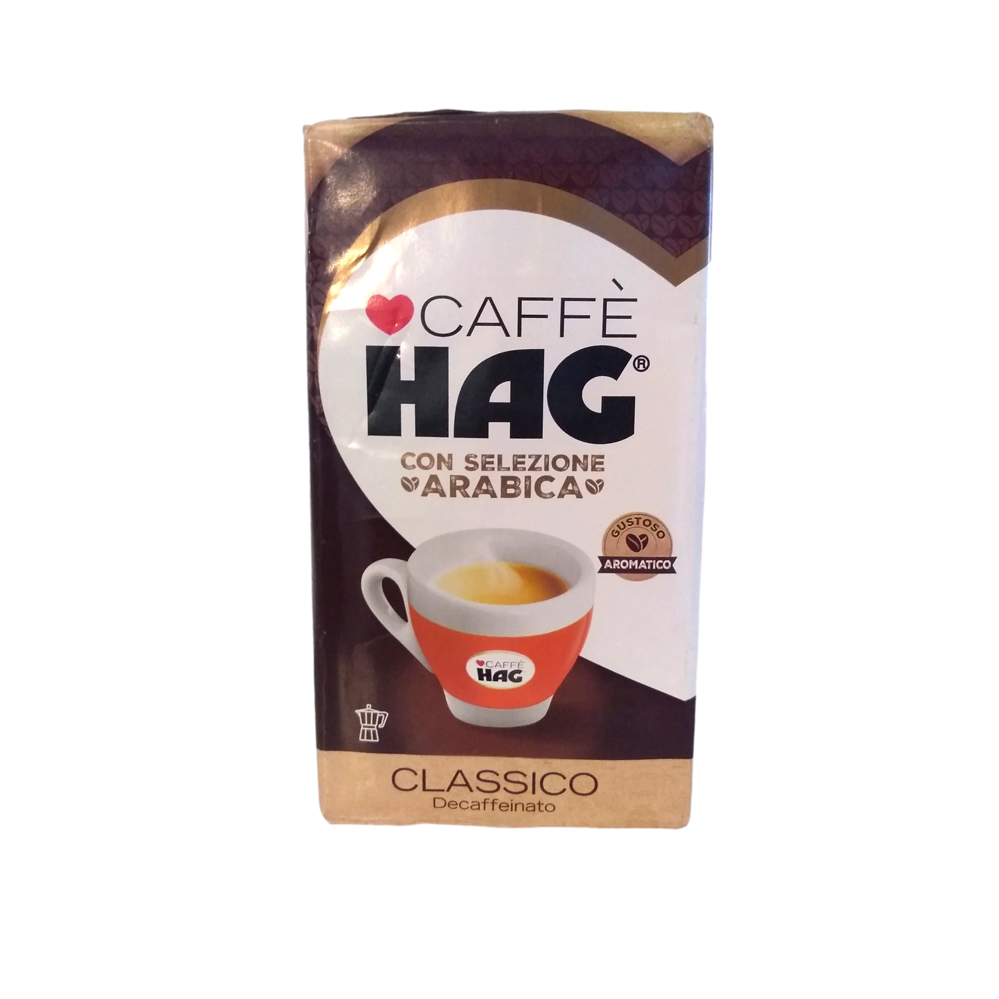 HAG GROUND COFFEE GR 250 BAG DECAF X 12