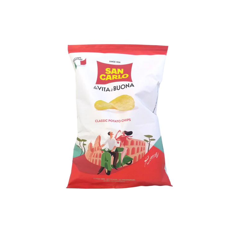 SAN CARLO POTATO CHIPS GR 50 CLASSIC X 20