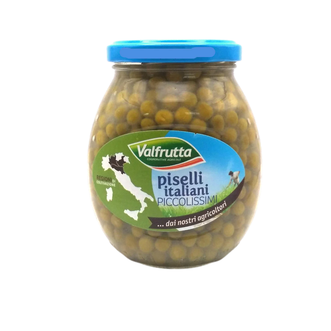 VALFRUTTA LEGUMES GR 360 SMALL GREEN PEAS PICCOLISSIMI X 12
