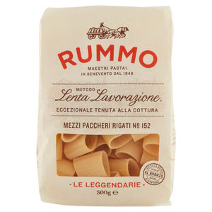 RUMMO PASTA GR 500 SPECIALITY MEZZI PACCHERI RIGATI N 152 X 12