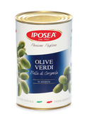 IPOSEA GREEN CERIGNOLA OLIVES 4X4250ML TIN