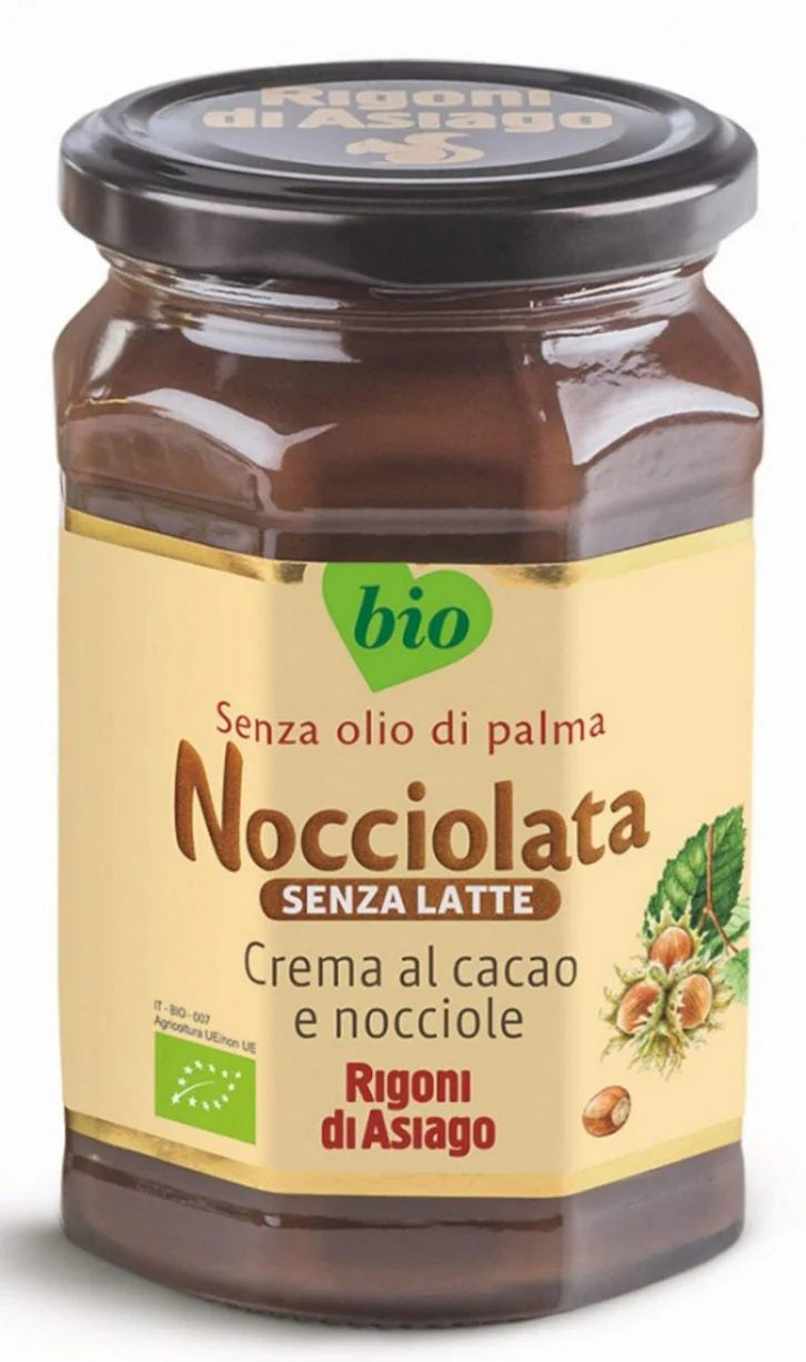 RIGONI CHOCOLATE CREAM NOCCIOLATA GR 270 ORGANIC X 6