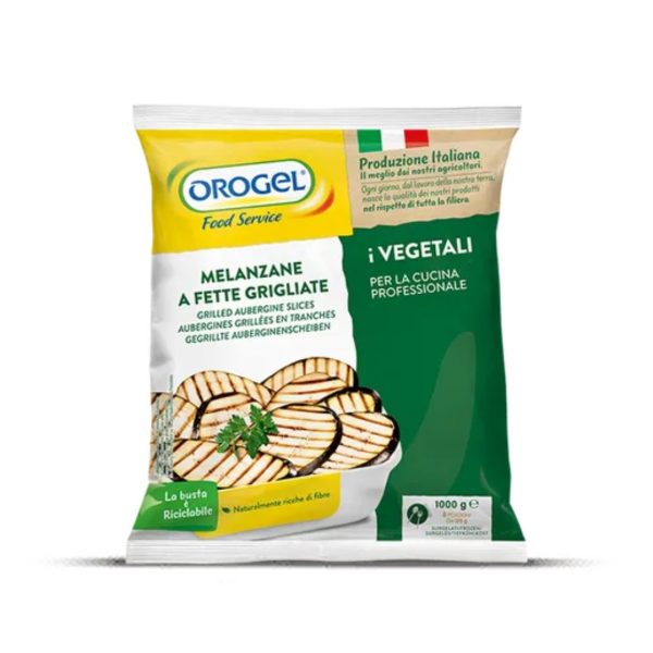 OROGEL FROZEN AUBERGINE SLICES 4X1KG