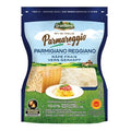 Fresh grated Parmigiano Reggiano cheese pouch, green-and-blue package