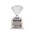 Sori smoked provola cheese wedge in clear vacuum bag with front label
