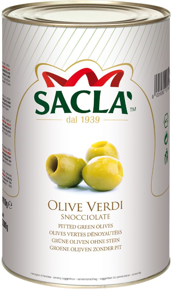 OLIVE VERDI SNOCCIOLATE TIN 4X1KG