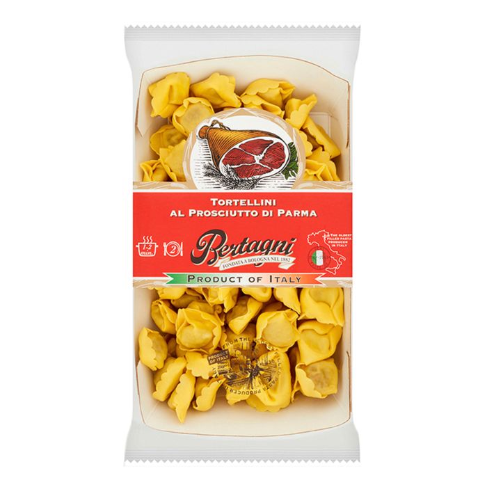 BERTAGNI FRESH CURED HAM & CHEESE TORTELLINI 6 X 250GR