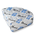 ARRIGONI Gorgonzola Dolce PDO wedge in silver foil wrap with blue print