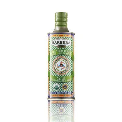 BARBERA ORGANIC EXTRA VIRGIN OIL SICILIA TIN 12X500ML