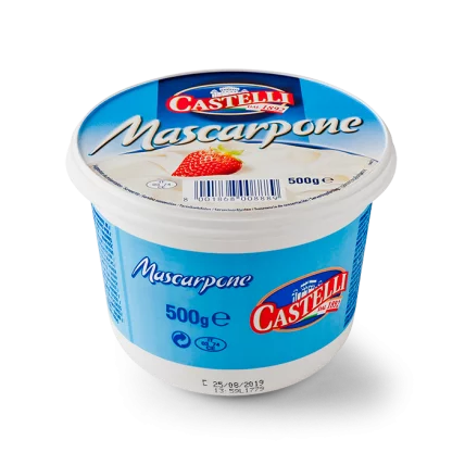 Castelli mascarpone tub, 500 g